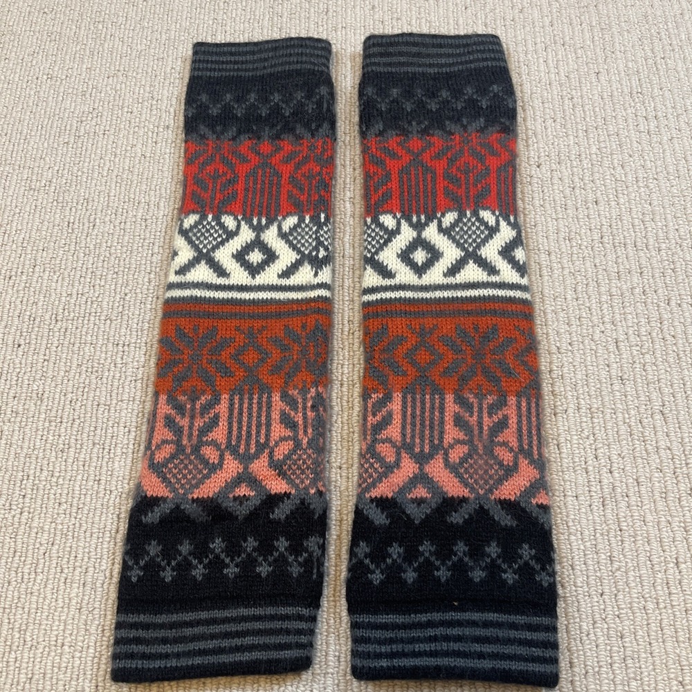 Andes Gifts Alpaca Blend Tahoe Leg Warmers Knitted